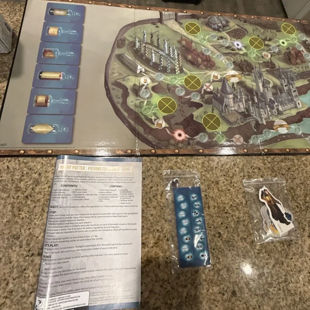 Harry Potter Potions Challenge Board Game New Open Box